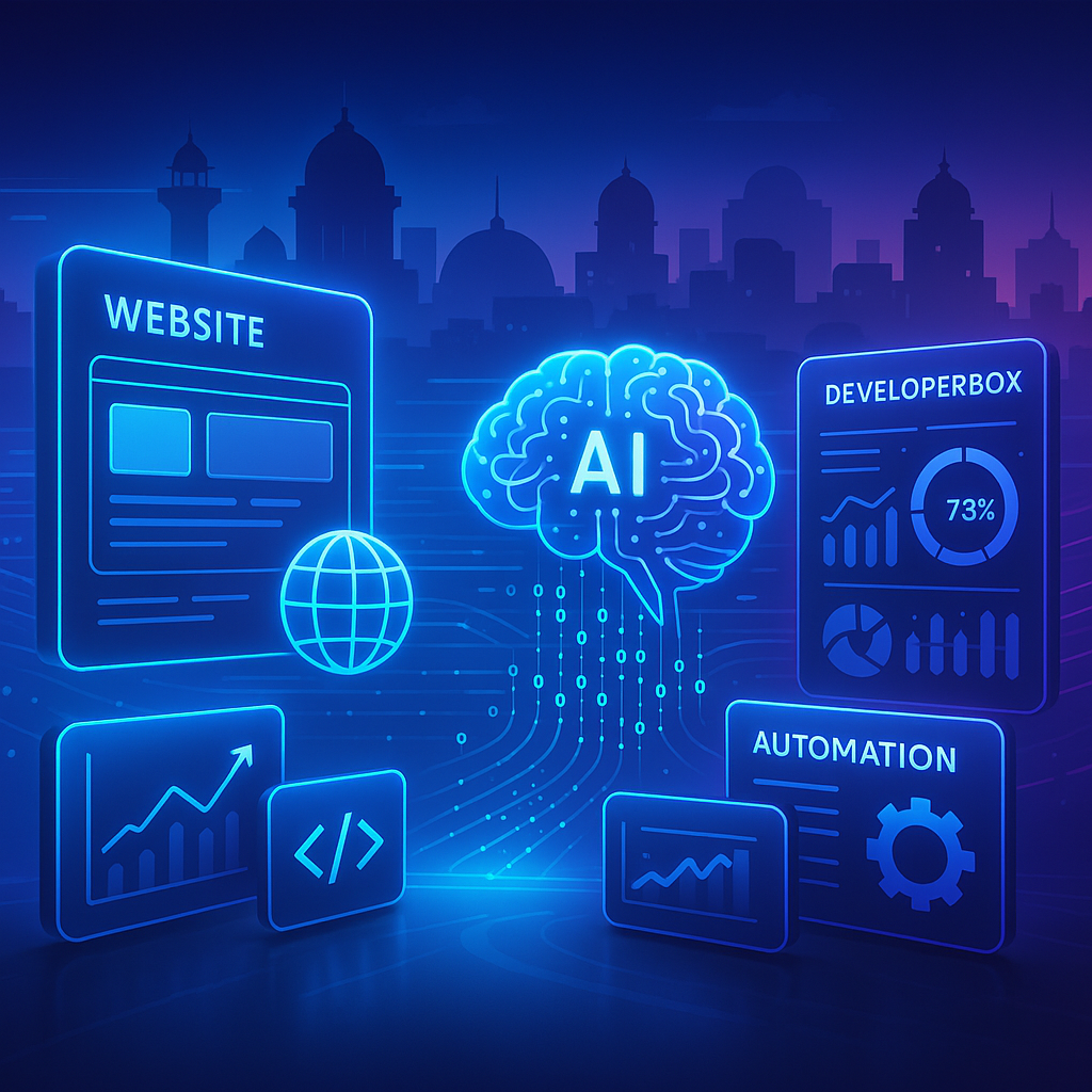 AI website Development in raipur - Developer Box